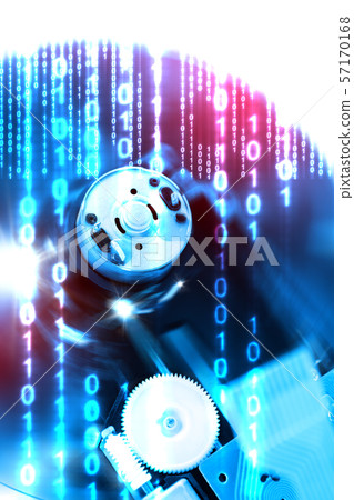 Data and dvd or cd concept 57170168