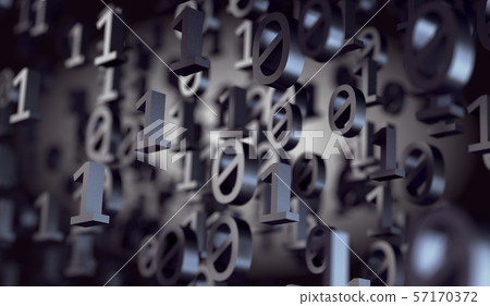 Abstract 3d background,Binary Language and virtual 57170372