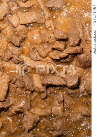 meat pieces pork beef mini sauce vertical design meat pieces pork beef mini sauce vertical design 57171467