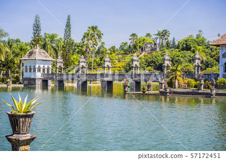 Water Palace Taman Ujung in Bali Island Indonesia - travel and architecture background Water Palace Taman Ujung in Bali Island Indonesia - travel and architecture background 57172451