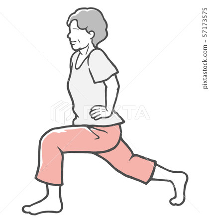 Achilles tendon old man grandmother stretch Achilles tendon old man grandmother stretch 57173575