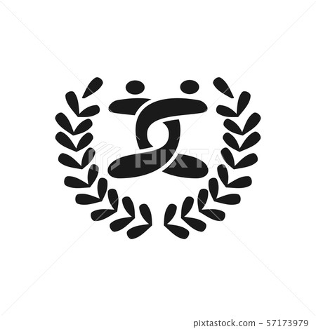Commitment Teamwork Together Business Black Logo 57173979