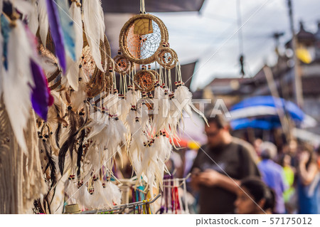 Clothes shop souvenirs gifts Ubud Bali Indonesia Asia color