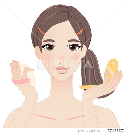 女人，化妝，化妝 57175771