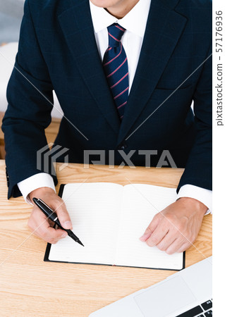 Documents and businessmen 57176936