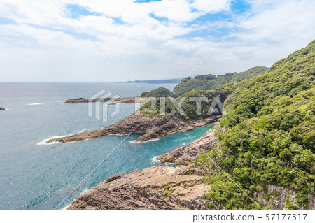 Taken from Cape Hyuga Observatory (Magage and Hososhima Lighthouse) Cape Hinata, Hyuga City, Miyazaki Prefecture 57177317