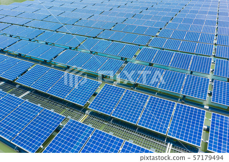 solar panels shot by drone solar panels shot by drone 57179494