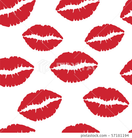 Lips seamless pattern. 57181194