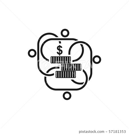 Commitment Teamwork Together Business Black Logo Commitment Teamwork Together Business Black Logo 57181353