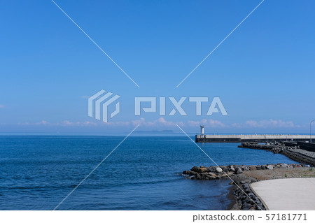 The sea of orange beach in Ito 57181771