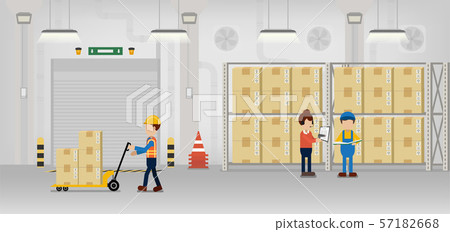 Warehouse in process 57182668