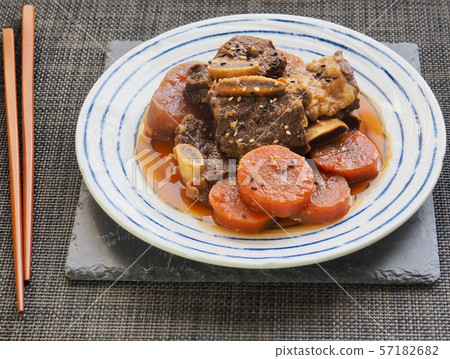 Korean food beef ribs 57182682