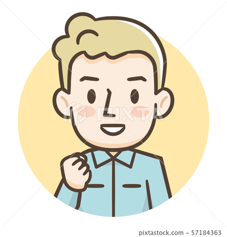 Young men work clothes 57184363