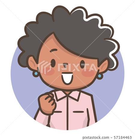 年輕女子工作服 57184463