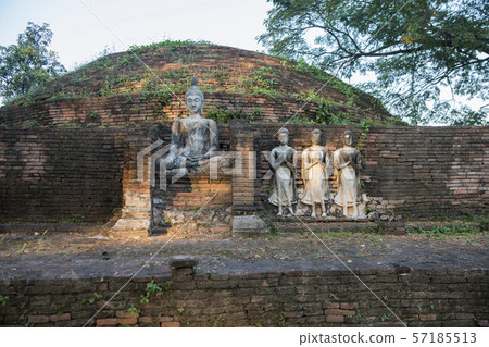 THAILAND PHITSANULOK CHANDRA PALACE RUINS THAILAND PHITSANULOK CHANDRA PALACE RUINS 57185513