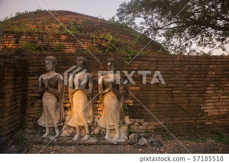 THAILAND PHITSANULOK CHANDRA PALACE RUINS THAILAND PHITSANULOK CHANDRA PALACE RUINS 57185518