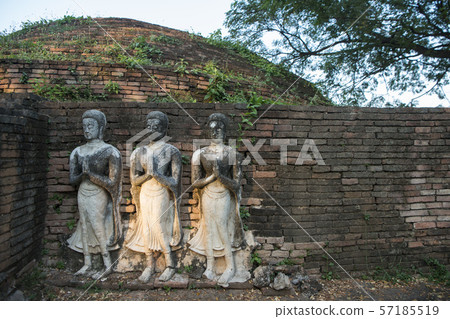 THAILAND PHITSANULOK CHANDRA PALACE RUINS THAILAND PHITSANULOK CHANDRA PALACE RUINS 57185519