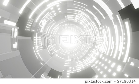 Abstract futuristic object. HUD elemet 57186314