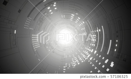 Abstract futuristic object. HUD elemet 57186325