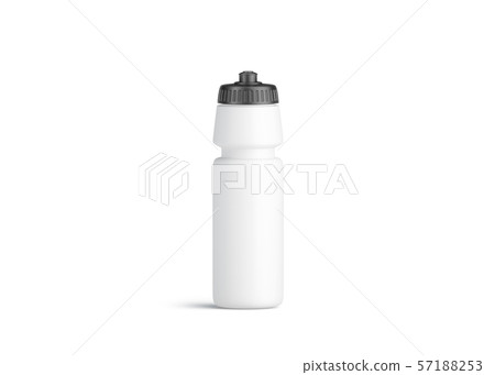 Download Blank White Plastic Sport Bottle Mockup Front Stock Illustration 57188253 Pixta PSD Mockup Templates