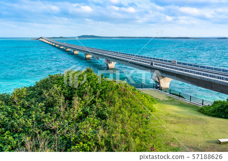 Okinawa Miyakojima and Ikejima Long Bridge Ikema Ohashi 57188626