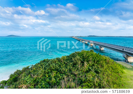 Okinawa Miyakojima and Ikejima Long Bridge Ikema Ohashi 57188639