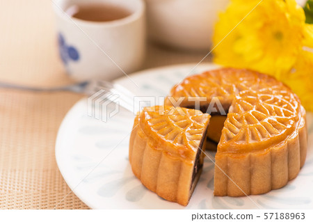 中秋節月餅蓋貝 57188963