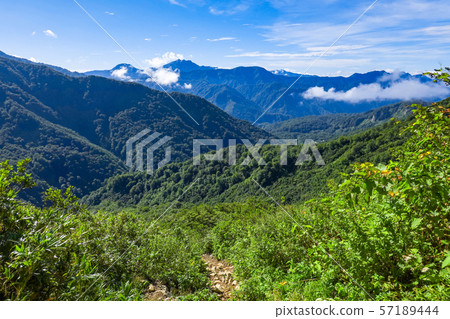 Climbing Mt. Amekiso (Viewing Takatsuyama from the trail) 57189444