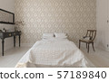 Bedroom with wallpaper 1 57189840