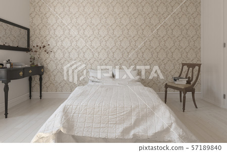 Bedroom with wallpaper 1 Bedroom with wallpaper 1 57189840