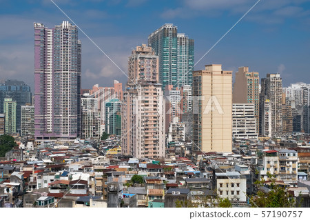 Macau cityscape from the fort of Monte Macau cityscape from the fort of Monte 57190757