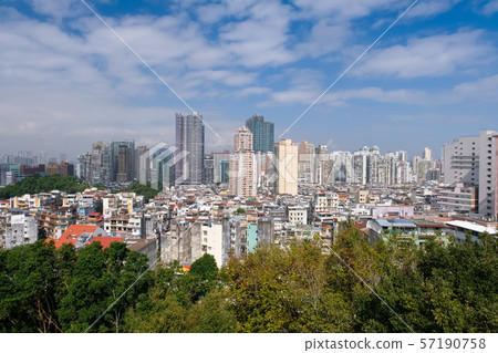 Macau cityscape from the fort of Monte Macau cityscape from the fort of Monte 57190758