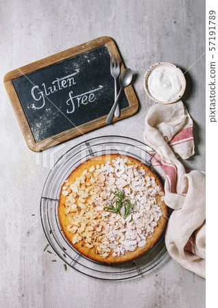 Gluten free almond cake 57191789