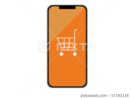 全屏液晶智能手機購物橙色 57192116