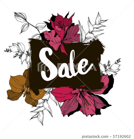 Vector sale tag with discount label. Promotion coupon retail collection banner. Vector sale tag with discount label. Promotion coupon retail collection banner. 57192602