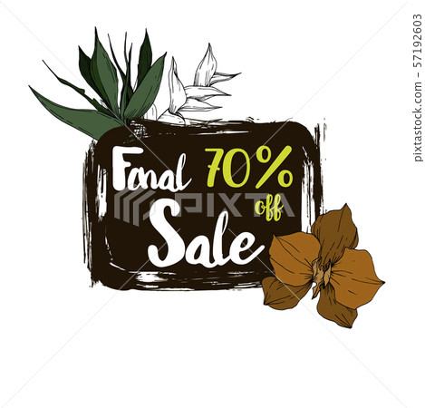Vector sale tag with discount label. Promotion coupon retail collection banner. Vector sale tag with discount label. Promotion coupon retail collection banner. 57192603