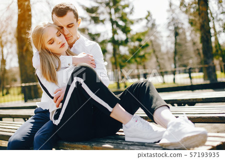 cute couple in a city cute couple in a city 57193935