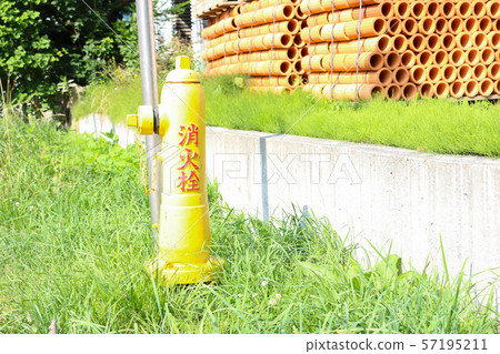 Fire hydrant in Hokkaido 57195211