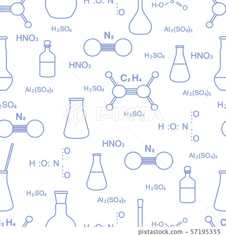 Scientific pattern Chemistry, biology, medicine. - Stock Illustration ...