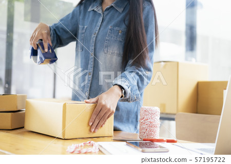 Online small business owner. 57195722