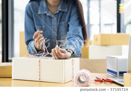 Online small business owner. 57195724