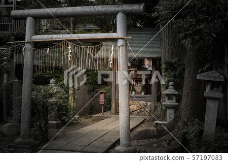 在Ato神社的日落 57197083