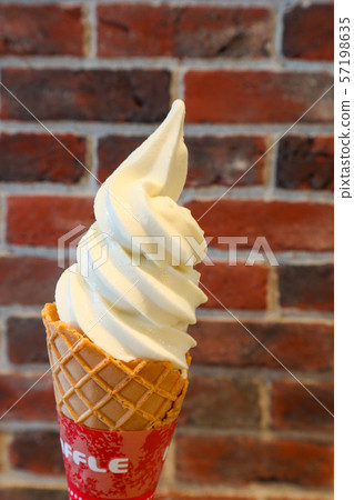 Brick and soft ice cream 57198635