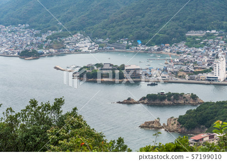 Tomonoura seen from Sensuijima 57199010