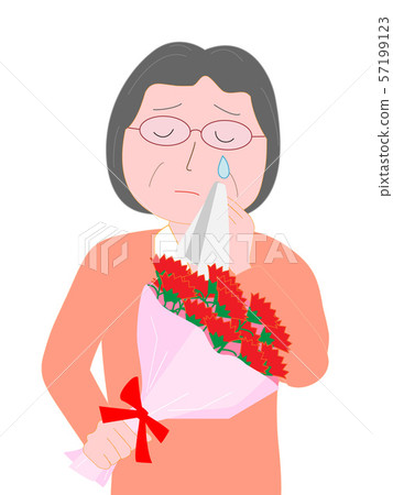 一個在母親節得到一束的女人 57199123