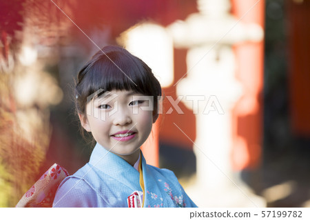 Kimono-style girl image 57199782