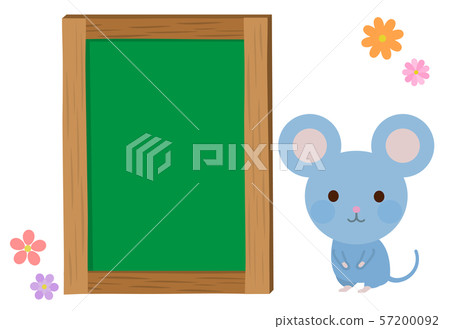 動物黑板老鼠例證 57200092
