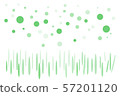 forest and sky in green tone abstract background 57201120