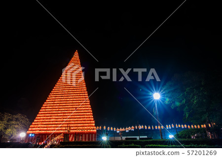 Jiangyin Thousand Lantern Festival Lantern lights night view [Sasebo City, Nagasaki Prefecture] 57201269