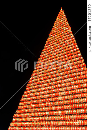 Jiangyin Thousand Lantern Festival Lantern lights night view [Sasebo City, Nagasaki Prefecture] 57201270